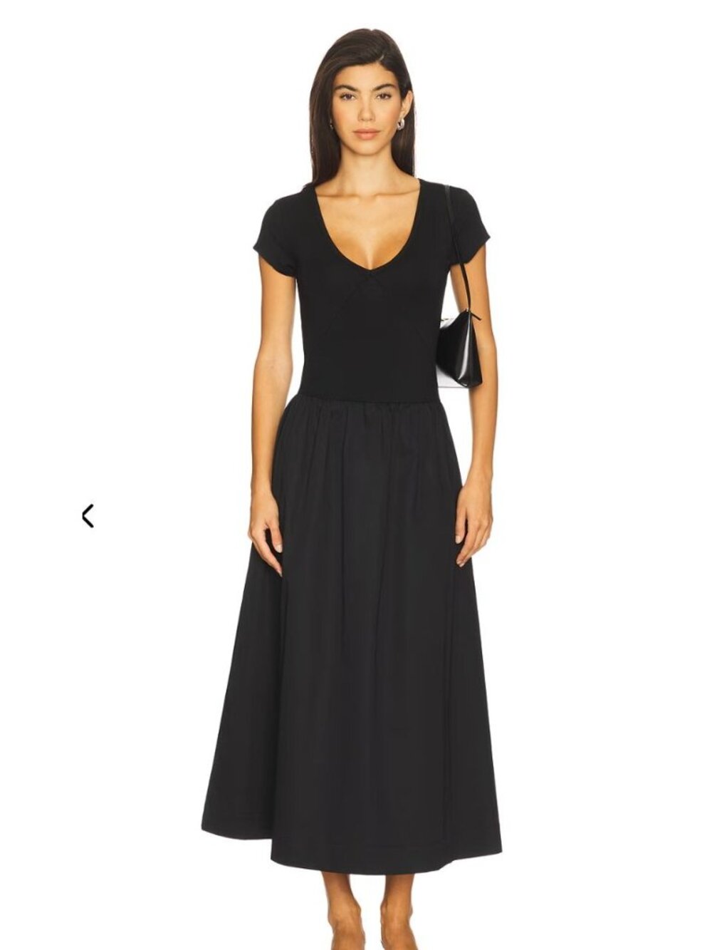 Favorite Daughter Madison Midi Dress Black - Size M
